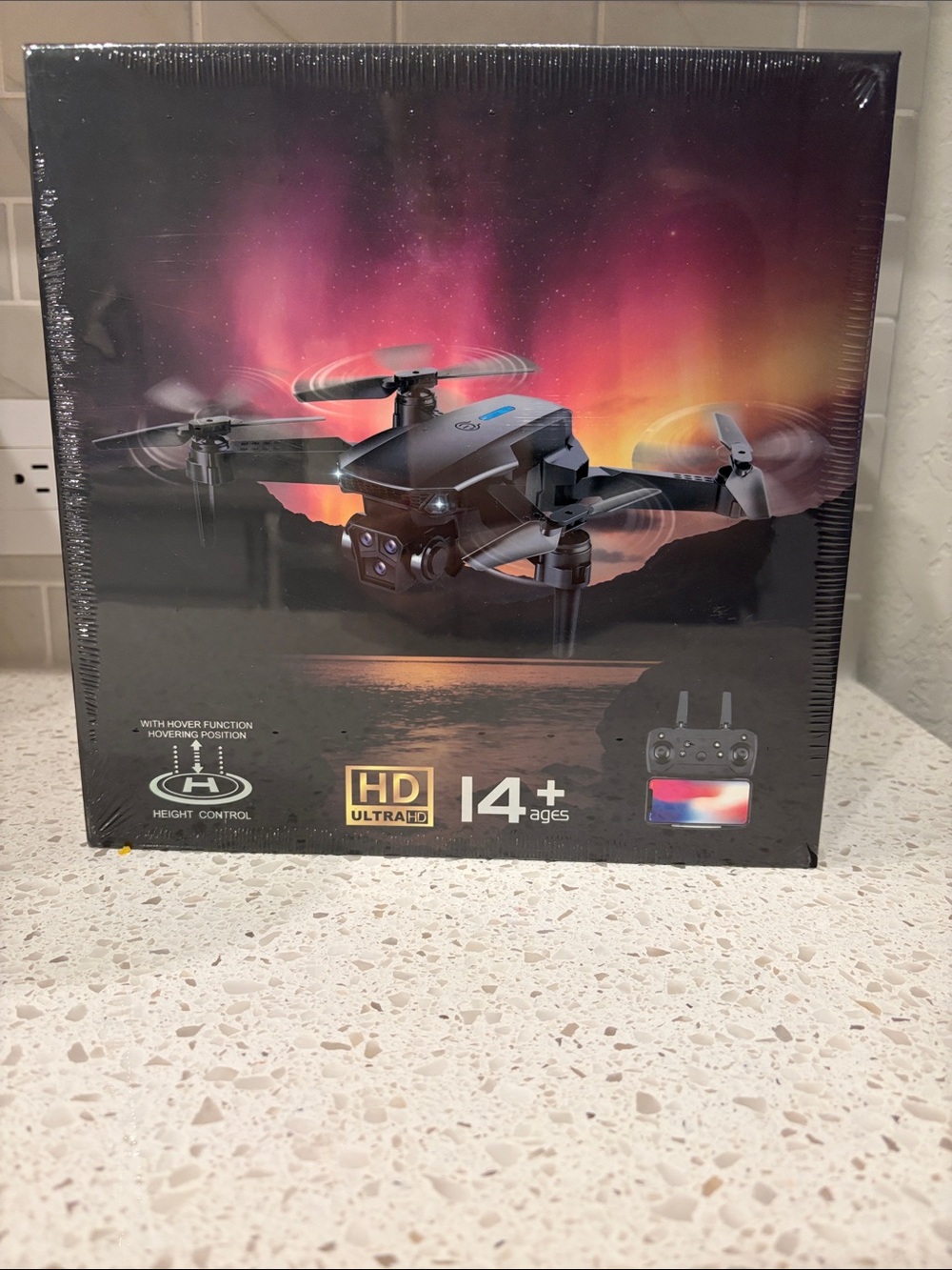 HD Ultra Drone with Camera - Black and Gray